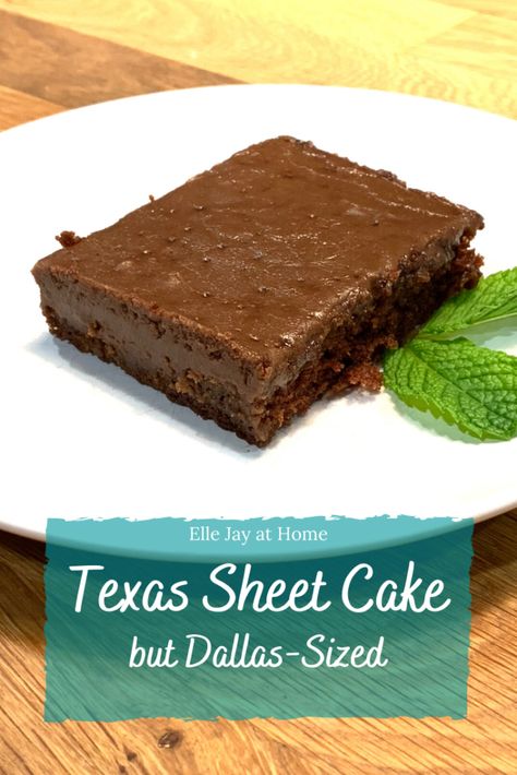 Texas Sheet Cake in a 9x13 Pan for Smaller Parties Spumoni Ice Cream, At Home Recipes, Gourmet Food Plating, Texas Sheet, Texas Sheet Cake, Baking Cocoa, Cake Icing, Icing Recipe, Perfect Cake