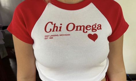 Chi Omega Shirt, Sorority T Shirt Ideas, Sorority Recruitment Shirts Design, Sorority Merch Ideas Shirt, Sorority Merch Ideas Trendy, Chi Omega Shirts Design, Tri Delta Apparel, Sorority Shirts Designs Ideas, Sorority Merch Ideas