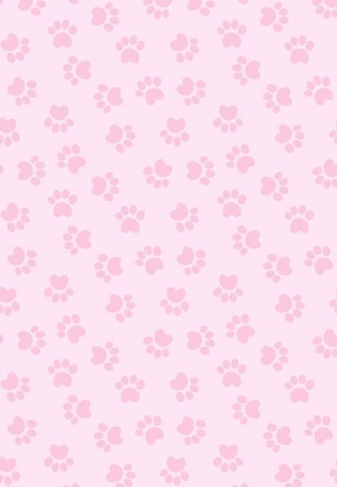 My Melody Pattern, Cutecore Background, Light Wallpapers, Paw Background, Paw Wallpaper, Kawaii Background, My Melody Wallpaper, Pink Paws, Baby Pink Aesthetic