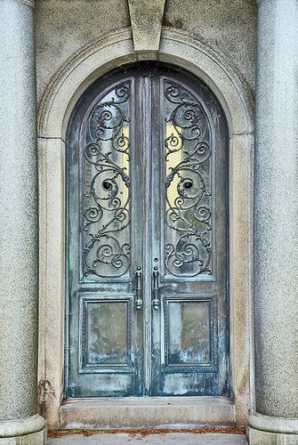 Rough Luxe, Antique Buffet, When One Door Closes, Gorgeous Doors, Cool Doors, Door Gate, Blue Door, Old Doors, Paint Shades