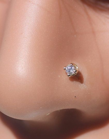 Genuine GV2 2mm Diamond Nose Ring Twist  Screw by Myhoopjewelry Nose Piercing Stud Diamond, Diamond Belly Ring, Nose Jewels, Cute Nose Piercings, Nose Ring Jewelry, Diamond Nose Stud, Nose Piercing Stud, Diamond Nose Ring, Gold Nose Stud