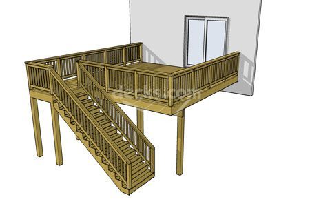 Ground Level Patio, Deck Plans Diy, Free Deck Plans, Pergola Cost, Deck Building Plans, Second Story Deck, Deck Plan, Rental Ideas, Gazebo Ideas