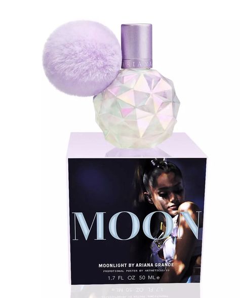 Ariana Grande-New moon perfume.:). Celeb Perfume, Ariana Grande Moonlight Perfume, Moonlight Perfume, Moon Perfume, Perfume Ariana Grande, Ariana Perfume, Perfume Versace, Kitchen Island Diy, Ariana Grande News