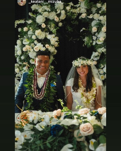 It was such a privilege being a part of your beautiful day Seki & Kealani! It is not every day you get to see a Tongan chainsaw marry an island goddess! 💕🌺💕 Thanks for trusting me to make a magical backdrop to capture stunning photos to look back and remember your wedding day! To book our flowers head over to www.hawaiiarchrentals.com!!! #LuxuryFloral #SustainableDesign #HawaiiWeddings #TropicalRomance #destinationwedding #SharpDesign #LuxuryWeddings #Kailanachapel #HawaiiRomance #florale... Tongan Wedding, Lds Temple, Wedding Stylist, Lds Temples, Island Wedding, Island Weddings, Hawaii Wedding, Your Beautiful, Chainsaw