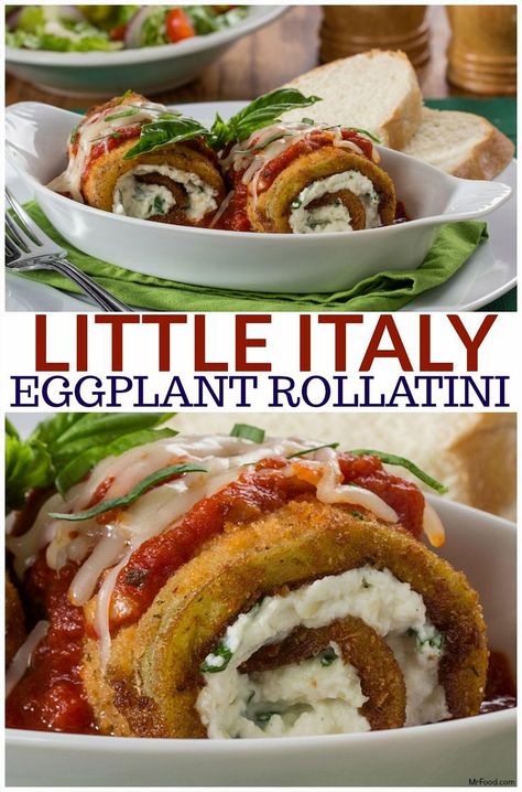 Transport your taste buds to the charming streets of Little Italy with this Eggplant Rollatini recipe. Perfectly roasted eggplant slices are lovingly wrapped around a creamy ricotta filling, then baked to perfection in a rich marinara sauce. This dish captures the essence of Italian comfort food, offering a delightful blend of flavors and textures that will have you dreaming of a cozy trattoria. Whether you're hosting a dinner party or simply craving a taste of Italy at home, this recipe is sure to impress and satisfy. Roasted Eggplant Slices, Eggplant Rollatini Recipe, Cooking With Nonna, Coleslaw Recipes, Eggplant Rollatini, Ricotta Filling, Easy Coleslaw, Coleslaw Recipe Easy, Recipes By Ingredients