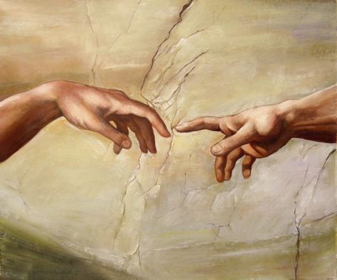 Angel Hand Tattoo, Famous Art Paintings, The Creation Of Adam, Agnus Dei, Cicely Mary Barker, Sistine Chapel, Alphonse Mucha, Famous Art, Christian Art