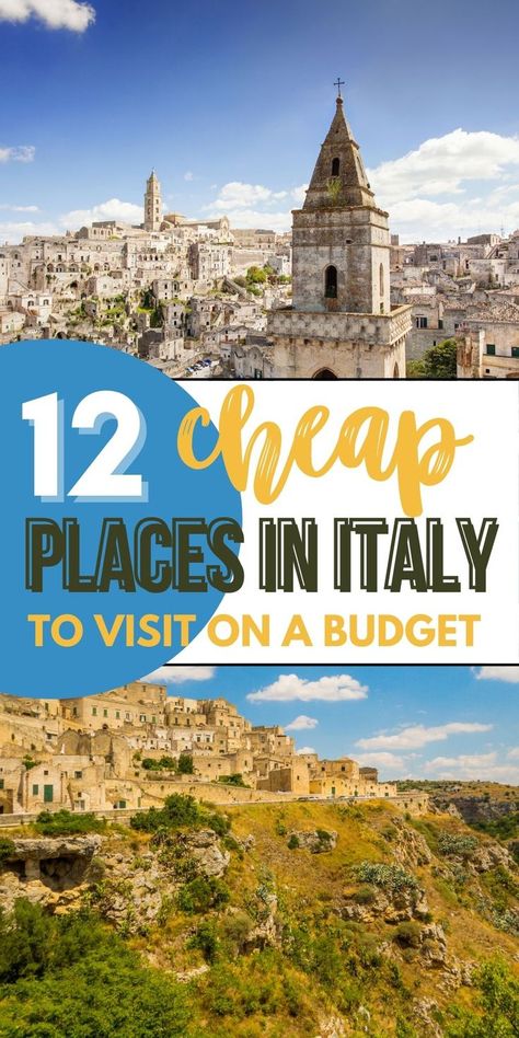 Italy On A Budget, Cheap Destinations, Europe Beaches, Cheap Places To Visit, Places To Visit In Italy, Travel In Italy, Italy Trip Planning, Cheap Places To Travel, Beach Place