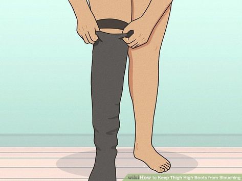 How to Keep Thigh High Boots from Slouching: 12 Steps Thigh High Boots With Skirt, How To Wear Thigh High Boots, Shoe Stores, Trendy Denim, 12 Step, 12 Steps, Great Fashion, And Dresses, Thigh High Boots