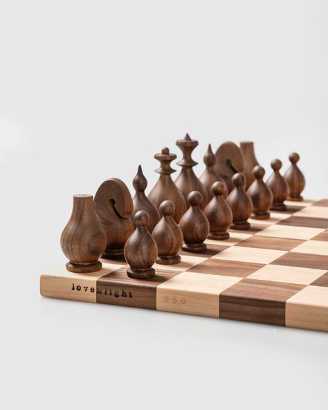 Luxury Chess Sets, Wood Chess Set, Wooden Chess Board, Wood Chess, Wooden Chess, Chess Set, Solid Walnut, Signature Design, Cyprus