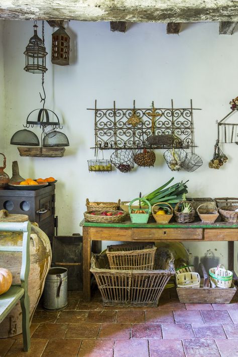 My French Country Home Magazine » French Country Kitchen Style: Essential Tips French Interior Style, Country Home Magazine, How To Clean Copper, French Country Living, French Vintage Decor, Barn Kitchen, My French Country Home, French Country Home, French Country Kitchens