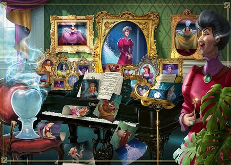 Puzzle Decor, Lady Tremaine, Ravensburger Puzzle, Film Disney, Cold Hearted, Step Daughter, Fantasy Images, Wooden Jigsaw Puzzles, Baby Alive