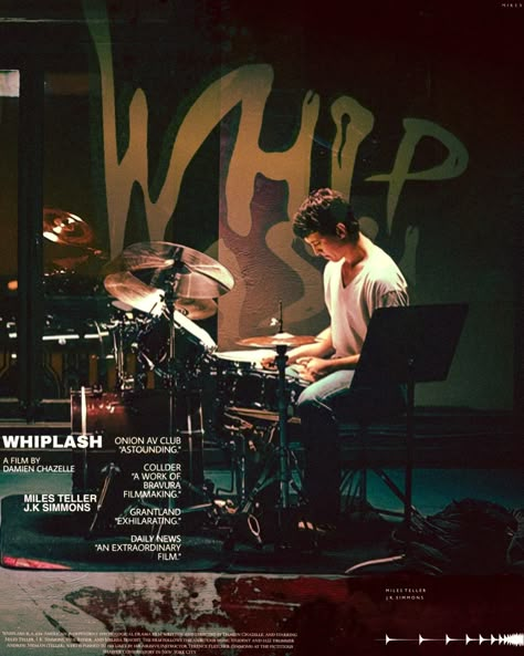 Movie Posters Vintage Retro Art Prints, Whiplash Poster Art, Movie Posters Whiplash, Whiplash Aesthetic, Whiplash Movie Poster, Whiplash Poster, Whiplash Movie, Damien Chazelle, Posters For My Room