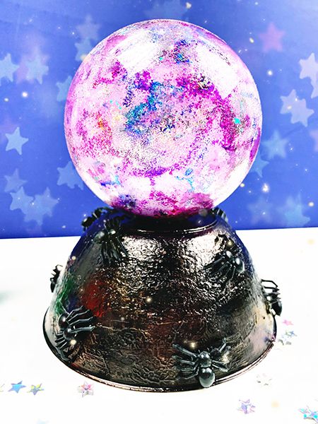 Five Easy Steps to Create a DIY Crystal Ball - Tombow USA Blog Diy Crystal Ball, Girly Crafts, Clear Plastic Ornaments, Deco Halloween, Dollar Tree Halloween, Clear Ornaments, Diy Halloween Projects, Halloween Tags, Ball Decorations