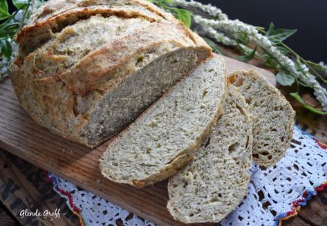 Sourdough Dilly Cottage Cheese Bread, THM E, Sugar-free | Around the Family Table – Food. Fun. Fellowship Cottage Cheese Sourdough, Yeast Pastries, Dill Bread Recipe, Dill Bread, Thm Bread, Cottage Cheese Bread, Around The Family Table, Popular Casseroles, Thm E