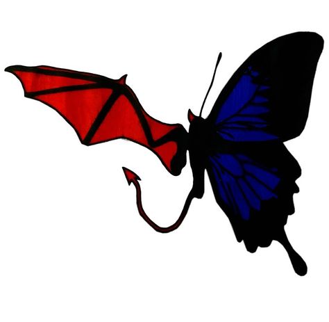 Part bat, part butterfly - original art by J. Andreacola Butterfly Bat, Butterfly Tattoo, Bat Wings, Bat, Umbrella, Original Art, Doodles, Tattoos, Art