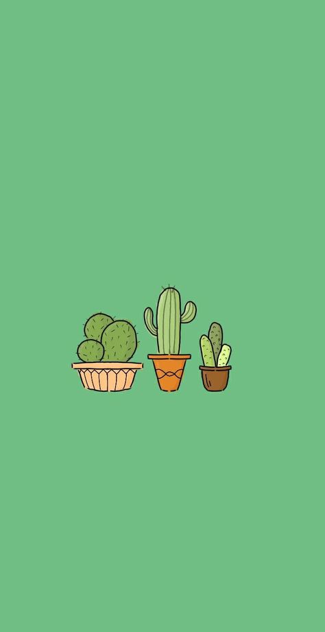 Pin by I-shan Midori Shih on art | Cute simple wallpapers, Pretty wallpapers, Wallpaper iphone cute Cactus Cartoon Cute, Cactus Wallpaper Iphone, Cute Cactus Wallpaper, Wallpaper Cactus, Iphone Love, Cactus Wallpaper, Cactus Backgrounds, Cartoon Cactus, Wallpaper Iphone Love