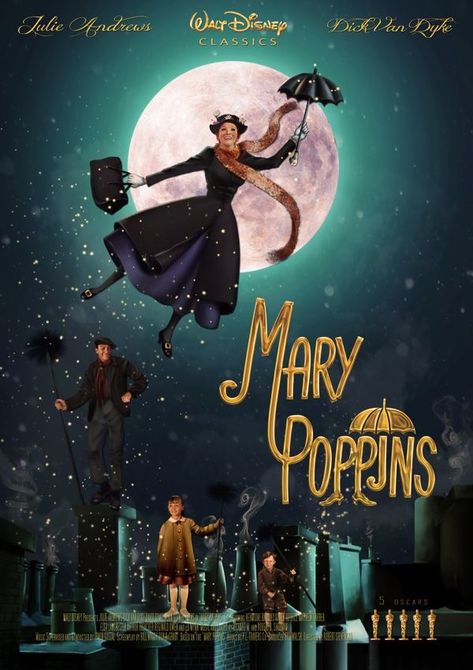 Mary Poppins Poster, Merry Poppins, Mary Poppins Movie, Deco Cinema, Mary Poppins 1964, Mary Poppins Costume, Harry Clarke, Dvd Case, Disney Posters