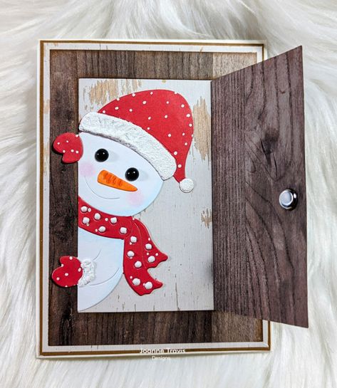 Hello There! Hero Arts Peeking Snowman, Peeking Snowman Cards, Peeking Snowman, Funny Family Christmas Cards, Snowmen Cards, Hero Arts Cards, Simple Christmas Cards, Holiday 2024, Snowman Cards