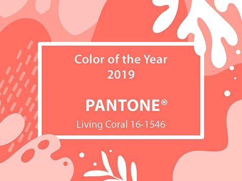 Coral Logo, Logo Colours, Pantone Palette, Graphic Trends, Text Logo Design, Live Coral, Living Coral, Mood Board Inspiration, Beautiful Color Combinations