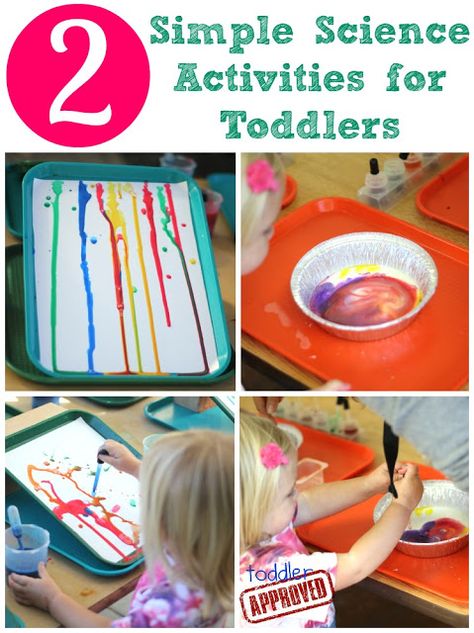 Toddler Approved!: 2 Simple Science Activities for Toddlers Simple Science Activities, Toddler Science, Science Activities For Toddlers, Science For Toddlers, Preschool Science Activities, Simple Science, Toddler Classroom, Activities For Toddlers, Preschool Science