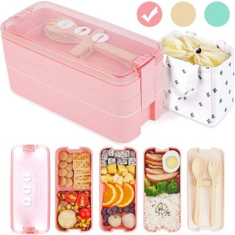 Pink Lunch Bag, Cute Lunch Boxes, Japanese Lunch Box, Lunch Box Containers, Japanese Lunch, Office Worker, Lunch Box Bag, Meal Prep Containers, Lunch Containers