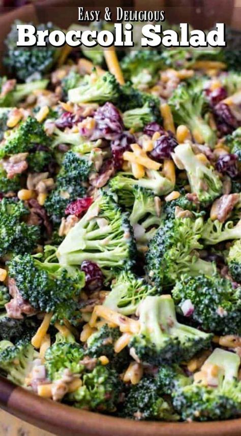 Broccoli Craisin Bacon Salad, Broccoli Salad Gluten Free, Broccoli Salad Sweet, Healthy Side Salads For Dinner, Broccoli Salad With Ranch Dressing, Best Ever Broccoli Salad, Bodacious Broccoli Salad, Brocoli Salad Recipes Easy, Broccoli Cheddar Salad