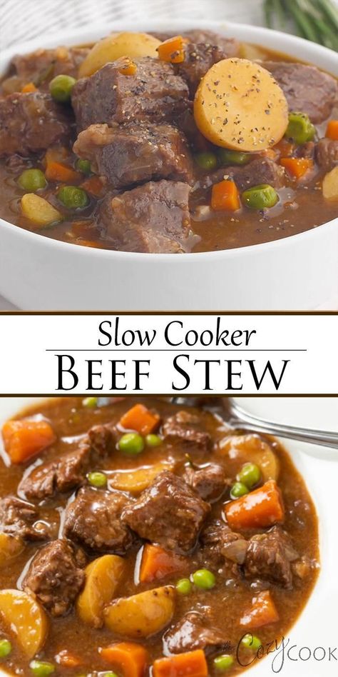 Beef Stew Meat Recipes, Slow Cooker Recipes Beef Stew, Golden Potatoes, Crockpot Recipes Beef Stew, Easy Beef Stew, Homemade Beef Stew, Slow Cooker Recipes Beef, Stew Meat Recipes, Beef Stew Crockpot