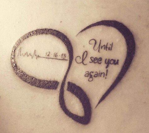 Petit Tattoo, Remembrance Tattoos, Inspiration Tattoos, Geniale Tattoos, Memorial Tattoo, Memorial Tattoos, Diy Tattoo, See You Again, Skin Art