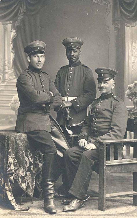 Josef Mambo, born in German East Africa in 1885, moved to Germany in 1897 and twice wounded in East Prussia and Verdun, 1915.