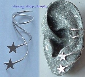 Ear Cuff Homemade Signs, Ear Candy, Ear Cuffs, Fashion Diy, Bijoux Diy, Wire Art, Cuff Earrings, Metal Wire, Ear Jewelry