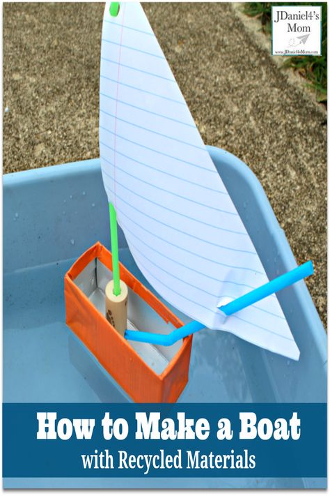 How to Make a Boat with Recycled Materials - This would be fun fun to create after reading the Virtual Book Club book Toy Boat around Earth Day. Wooden Boat Kits, How To Build Abs, Transportation Crafts, Plywood Boat, Make A Boat, Build Your Own Boat, Carpentry Skills, Diy Boat, Toy Boat