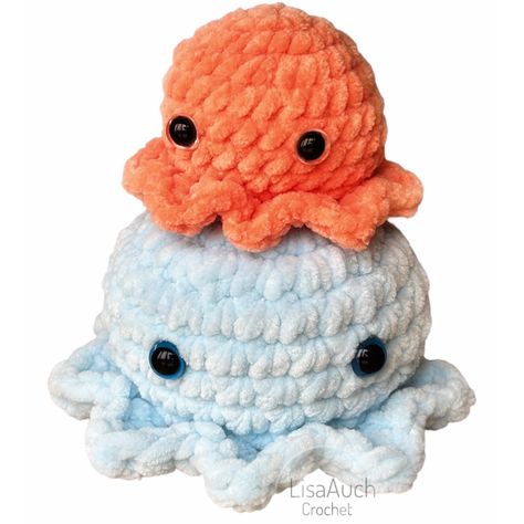 Crochet Octopus Free Pattern Easy, Pocket Octo Crochet Pattern Free, Crochet Small Sea Creatures, Crochet Octopus Free Pattern Chunky Yarn, Pocket Octo Crochet Pattern, Crochet Small Octopus Free Pattern, Easy Crochet Octopus Free Pattern, Free Octopus Crochet Pattern, Crochet Small Amigurumi Free Pattern