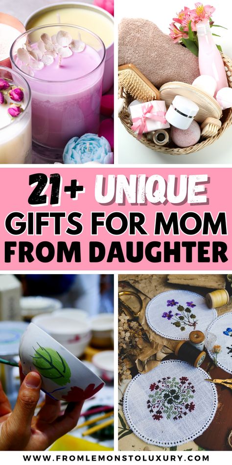 gifts for mom from daughter Gifts To Mom From Daughter, Mom Christmas Gifts Ideas, Last Minute Christmas Gifts Diy, Diy Christmas Gifts For Mom, Last Minute Diy Gifts, To Mom From Daughter, Meaningful Christmas Gifts, Gifts For Mom From Daughter, Last Minute Birthday Gifts