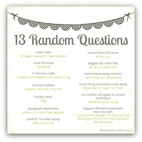 I love question prompts for scrapbook pages. I use them with random snapshot pictures. Yearbook Survey Questions, Yearbook Questions, Yearbook Sidebars, Content Questions, Yearbook Class, Yearbook Staff, Random Questions, Kids Questions, Random Kid