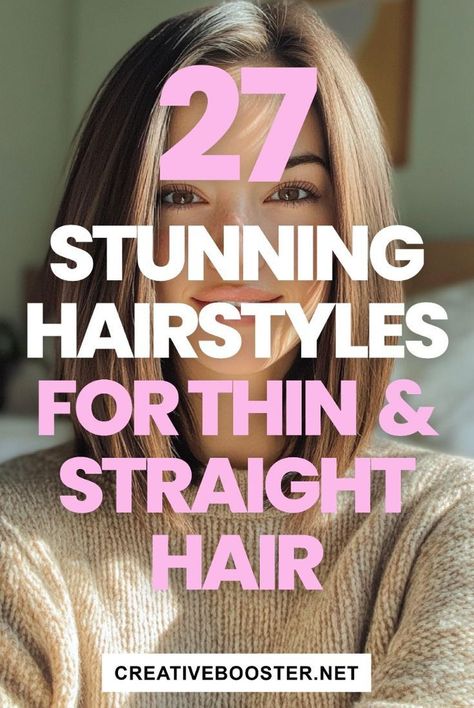 Best Length For Fine Hair, Haircut Trend 2024 Women, Haircut Ideas For Thinning Hair, 2025 Hair Trends For Women Long, Thinning Hair Styles For Women, Hairstyles For Medium Length Fine Hair, Medium Hair Cuts Trend 2025, Curtain Bangs Fine Hair Straight, Hairstyles That Make You Look Younger