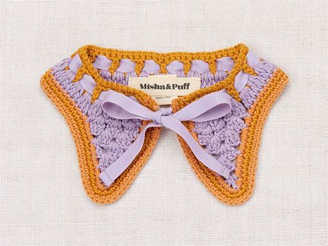 Col Crochet, Misha And Puff, Crochet Collar, 자수 디자인, Collar Pattern, Knit Outfit, Crochet Accessories, Knitting Inspiration, Crochet Fashion