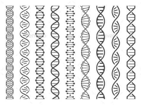 Seamless DNA Spiral #AD #Seamless, #AFFILIATE, #DNA, #Spiral Dna Spiral, Medical Svg, Dna Tattoo, Dna Helix, Genetic Code, Dna Design, Drawing Set, Pattern And Decoration, Wireframe