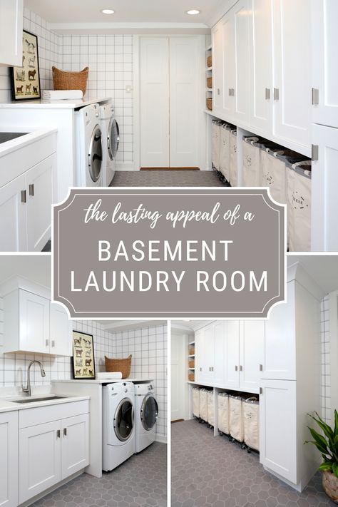 Laudry Room Ideas, Basement Laundry Area, Basement Laundry Room Ideas, Basement Laundry Room Makeover, Kitchen Expansion, Garage Transformation, Family Closet, Basement Laundry Room, Basement Laundry