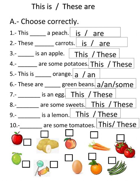 This These Worksheets, This Is These Are Worksheet, This And That Worksheet Kids, This Or That Worksheet For Kids, A An Worksheet, Is Are Worksheet, Some Any, Kids Worksheet, Reading Comprehension For Kids