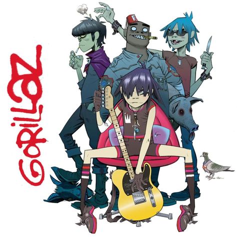 Gorillaz 2 D, Gorillaz Demon Days, Gorillaz Band, Tooth Pulled, Demon Days, Monkeys Band, Gorillaz Art, Wonderful Wednesday, Wisdom Teeth