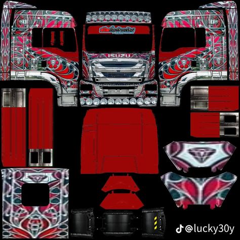 Bus Cartoon, Bus Skin, Bus Skin Design, Truck Games, Customised Trucks, Artwork Wallpaper, Skin Photo, American Truck Simulator, Truck Coloring Pages