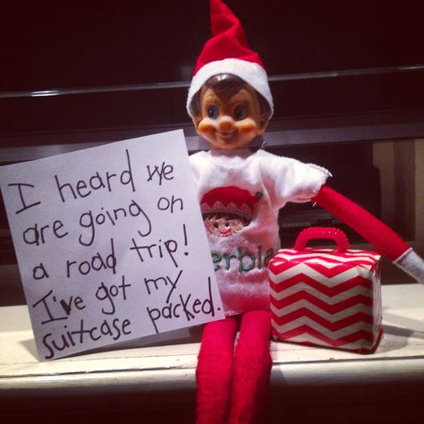 Elf on the shelf road trip Elf On The Shelf Ideas While On Vacation Ideas, Elf On The Shelf Ideas While On Vacation, Elf On The Shelf Trip Ideas, Elf On The Shelf Ideas Saturday, Traveling With Elf On The Shelf, Elf On Shelf Travel Ideas, Elf Going On Vacation, How To Travel With Elf On The Shelf, Elf On The Shelf On Vacation