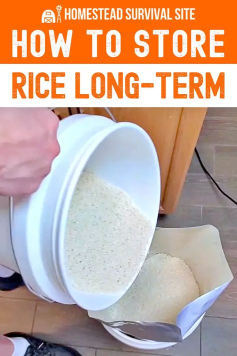 Proper long-term storage of rice is crucial to maintain its freshness and nutritional value. Here are some tips for storing rice. Live Off The Grid, Pantry List, Survival Skills Emergency Preparedness, Parboiled Rice, Dried Black Beans, Pantry Room, Dried Potatoes, Dry Rice, Rice Varieties