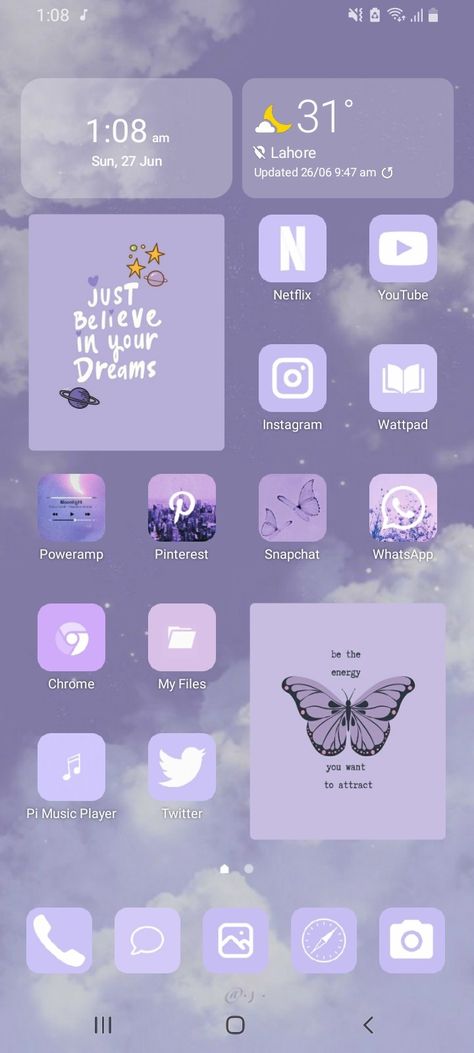 Lemonee Life, Iphone 7 Plus Aesthetic, Hilight Instagram Purple, Phone Wallpaper Homescreen, Android Widgets, Kawaii App, Mobile App Icon, Aesthetic Homescreen, Wallpaper Homescreen