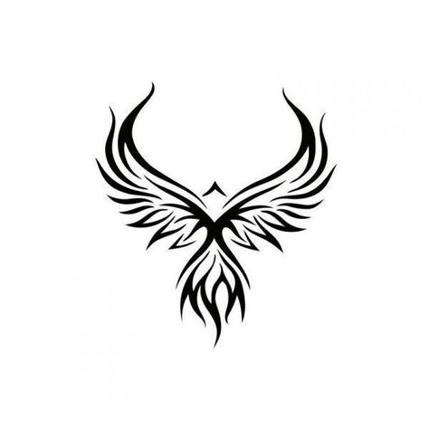 Small Black Tattoos, Stammestattoo Designs, Phönix Tattoo, Freedom Tattoos, Jagua Tattoo, Kunst Tattoos, Phoenix Tattoo Design, Eagle Tattoos, Initial Tattoo