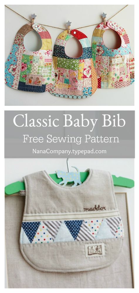 Baby Bibs Patterns Free, Baby Gifts To Make, Baby Clothes Patterns Sewing, Boy Sewing, Baby Bibs Patterns, Baby Boy Bibs, Sewing Baby Clothes, Diy Baby Gifts, Free Sewing Pattern