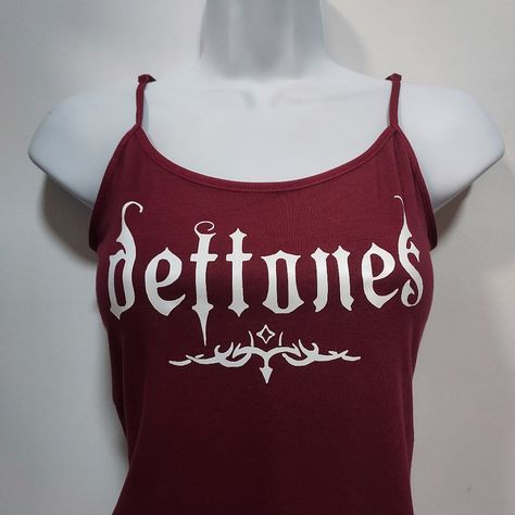 Time And True Tank With Adjustable Straps Streetwear Fashion Tops, 2000s Tank Top, Red Tank Top, Crotchet Crop Top, Deftones Tank Top, Band Tank Tops, Butterfly Tank Top, Backless Halter Top, Striped Sleeveless Top