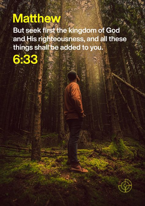 But seek first the kingdom of God and His righteousness, and all these things shall be added to you. Aw Tozer, Seek First The Kingdom, The Kingdom Of Heaven, Matthew 6 33, Kingdom Of God, Take Me To Church, Matthew 6, Kingdom Of Heaven, Christian Bible Verses