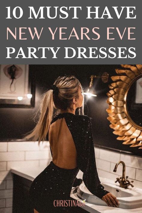 New Year Party Outfit Winter, New Year Outfit Casual, Sparkly Dress Outfit, New Year Party Outfit, Winter Dress Ideas, New Years Outfits Parties, Party Outfit Winter, New Years Eve Party Outfits, Little Black Dress Outfit