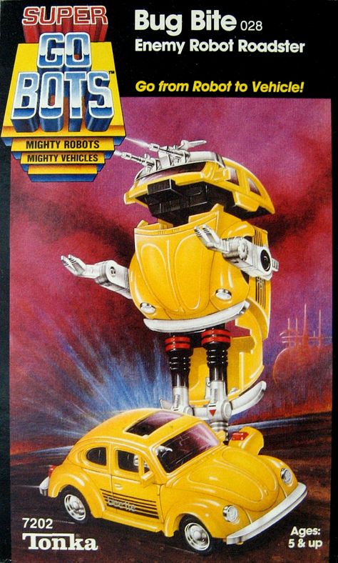 Go Bots Toys, 80 Toys, Volkswagen Beetle Vintage, Bug Bite, Toys In The Attic, Old School Toys, Tonka Toys, 1980s Toys, Toy Packaging